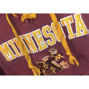 Minnesota Gophers Vintage 90s Youth S Lacer Hoodie — Rare Stitched / Embroidered